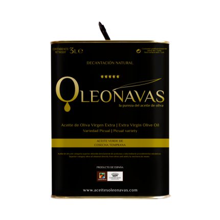 Lata de 3 L Aceite de Oliva Virgen Extra VERDE CAMPAÑA OleoNavas